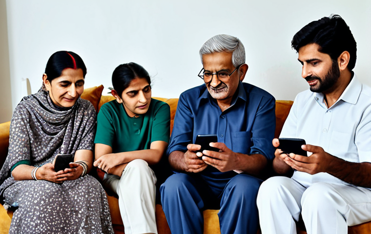 노인을 위한 테크 기반 사회적 지원 방안 - "An elderly Pakistani doctor in a professional white coat, consulting with a fully clothed senior pa...