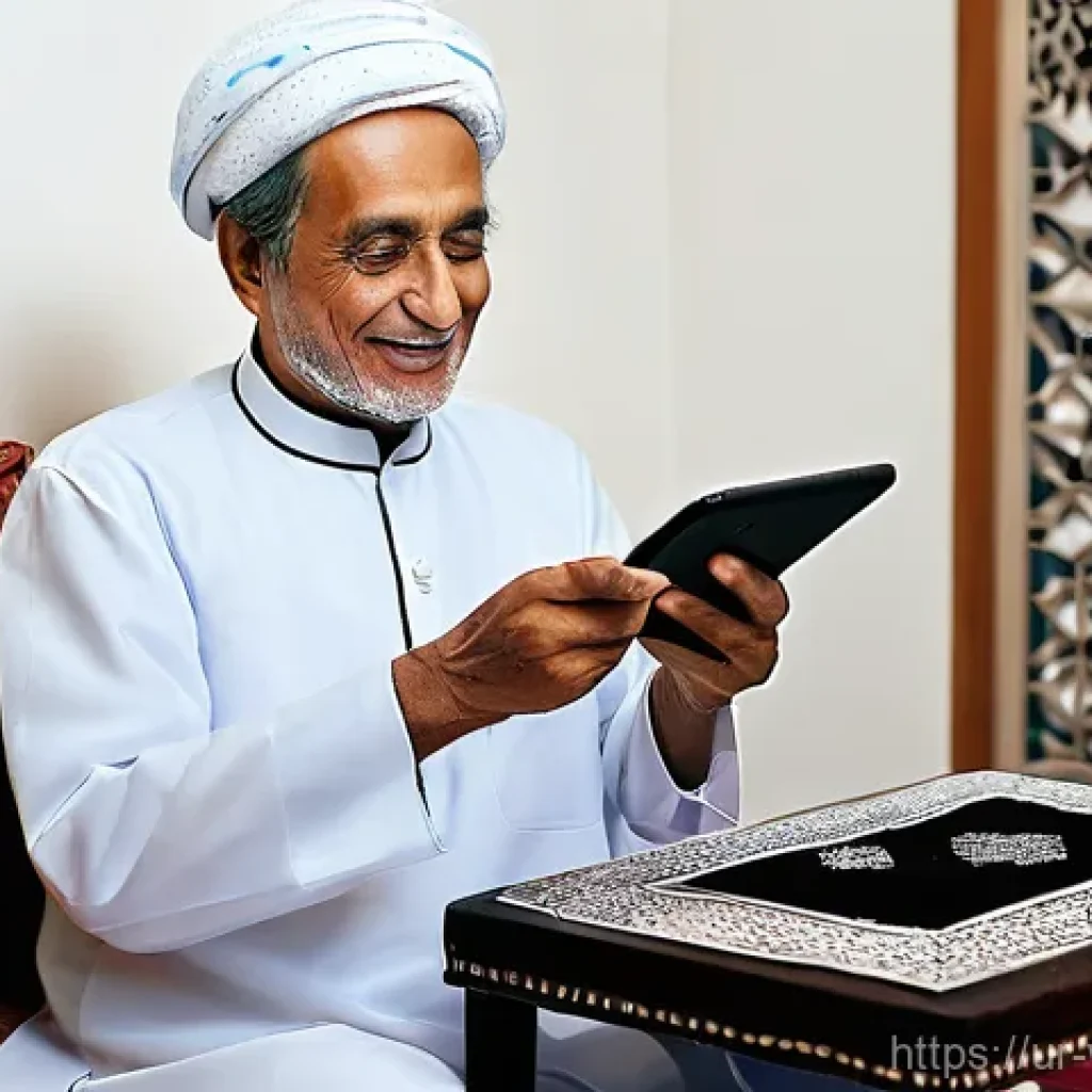 고령자를 위한 온라인 헬스케어 플랫폼 분석 - **Prompt 1: Telemedicine Consultation for an Elder in Pakistan**
"A serene and brightly lit scen...