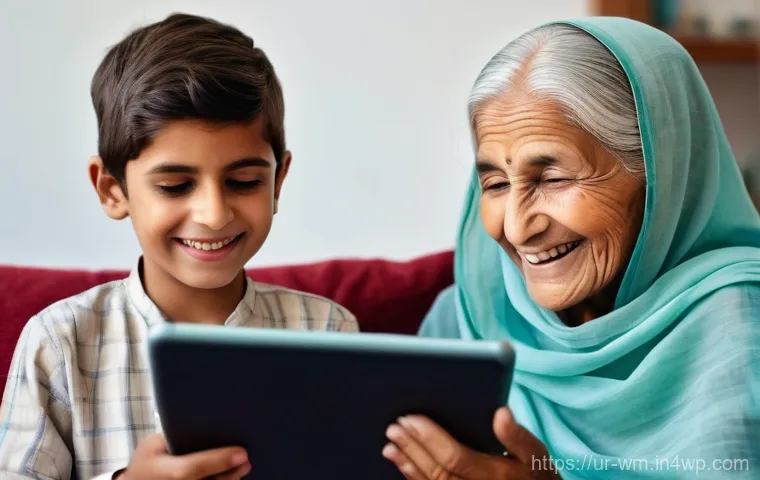 실버테크의 발전이 노인 복지에 미치는 영향 - **"Effortless Living with Smart Home Tech"**
    An elderly Pakistani man, around 65-70 years old, w...
