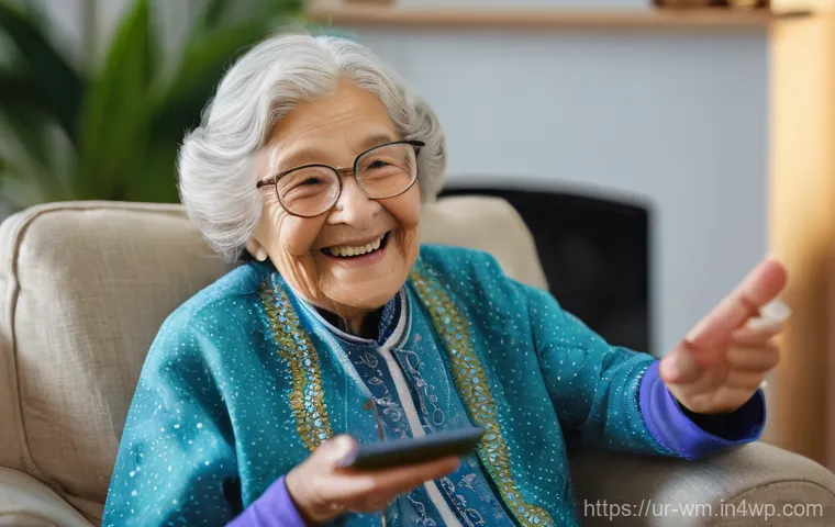 노인을 위한 생활 지원 서비스와 실버테크의 연계 - **Prompt 2: Independent Living in a Smart Home**
    "An elegant elderly gentleman (around 80s), imp...